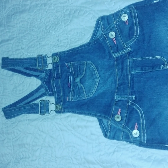 Toddler girl Denim overall size 5t - Picture 2 of 3